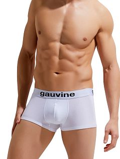 Мужские боксеры из мягкого хлопка белого цвета GAUVINE RTGAU3006-02